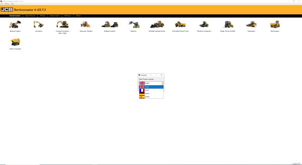 JCB ServiceMaster4 08.2023 V23.7.2 Diagnostic Software 1088feae1015e455d4
