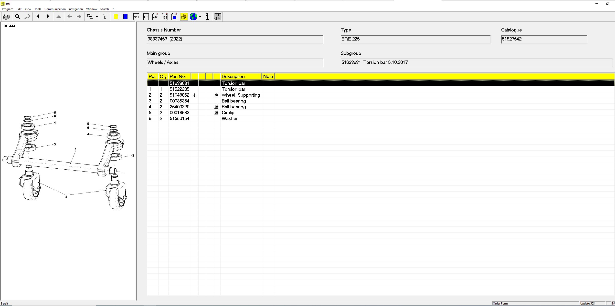 JUNGHEINRICH JETI ForkLift ET v4.37 Updated 503 09.2023 Spare Parts Catalog 4