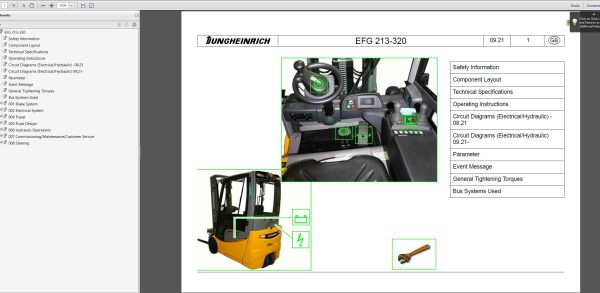 JUNGHEINRICH JETI ForkLift SH v4.36 EN01 EN18 07.2023 Service Information 4