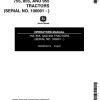 John Deere Tractors 755 855 955 Operators Manual