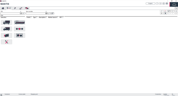 MAN MANTIS EPC v712 08.2023 Spare Parts Catalogue New Interface 3