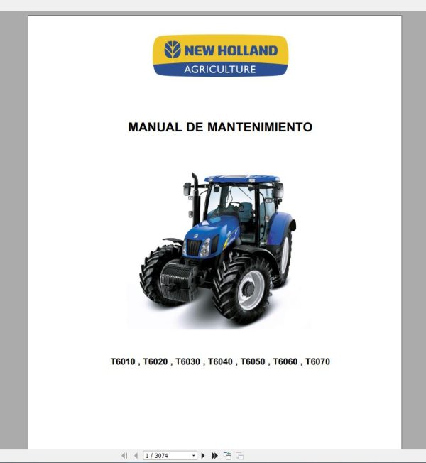 NEW HOLLAND T6010 T6020 T6030 T6040 T6050 T6060 T6070 REPAIR MANUAL2
