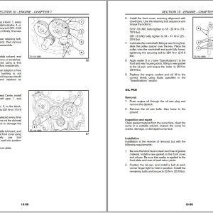 New Holland Tractor 70 70A Series Repair Manual 87018723 1