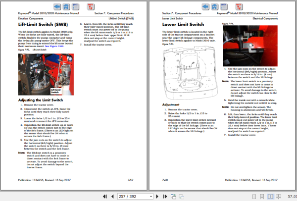 RAYMOND Forklift 8.06GB Service Parts Manual Schematics Update 2020 DVD 2