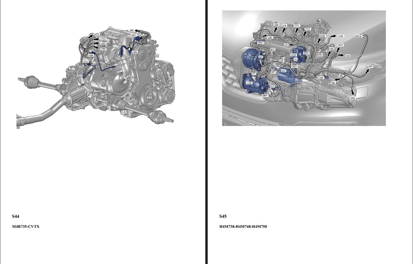 Renault Diesel Engine 1.5L Blue dCi Electrical Wiring Diagrams