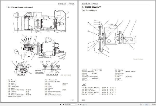 Sakai Soil Roller 735 MB PDF Operation Diagnostic Parts Shop Manuals 3