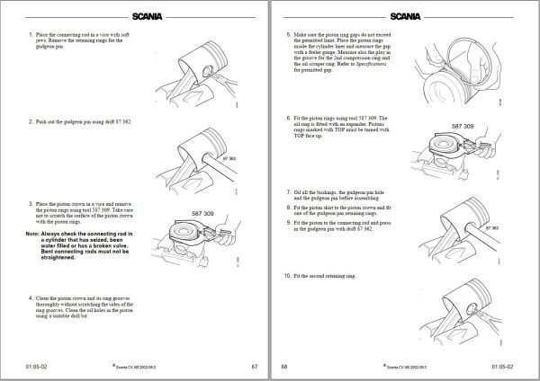 Scania Industrial and Marine Engines 16 Litre Engine Service Repair Manual 1
