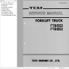 TCM Forklift Truck FB15S2 FB18S2 Service Manual SEB 72AAE 1
