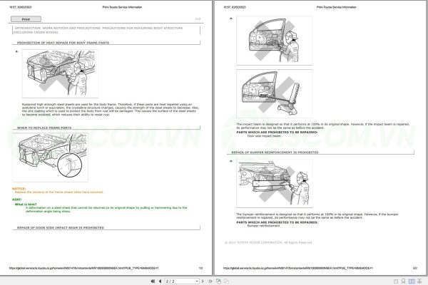 Toyota Automotive Hilux 2020 GUN126L DTTHXU Repair Manual and Electrical Diagram 1