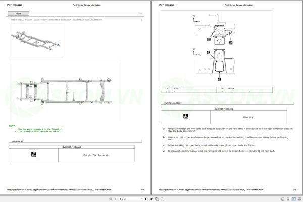 Toyota Automotive Hilux 2020 GUN126L DTTHXU Repair Manual and Electrical Diagram 2
