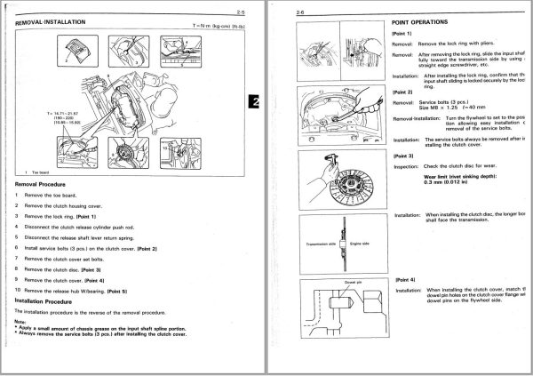 Toyota Forklift 6FG10 to 6FD30 Repair Manual CE012 1