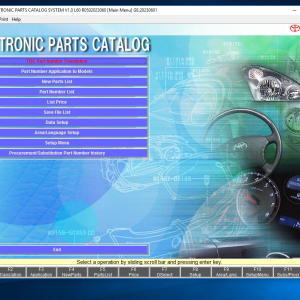 Toyota Lexus EPC 06.2023 ALL REGIONS Spare Parts Catalog 1