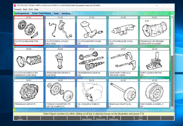 Toyota Lexus EPC 06.2023 ALL REGIONS Spare Parts Catalog 8