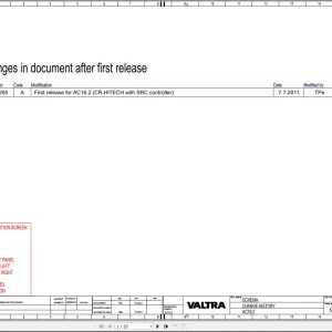 Valtra AutoControl System AC16.2 Electrical Diagram