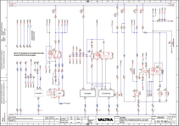 Valtra AutoControl System AC18.0 Electrical Diagram 1