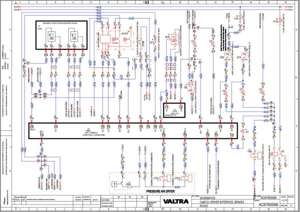 Valtra AutoControl System AC34.6 Electrical Diagram 1