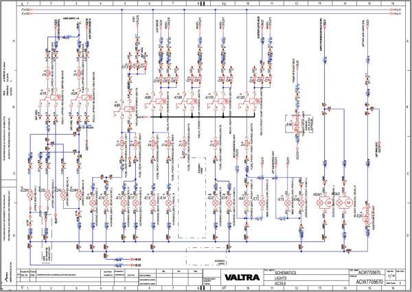 Valtra AutoControl System AC35.6 Electrical Diagram 1