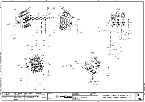 Wirtgen Machine 645 MB Hydraulic Diagram Hydraulic Hose Diagram 4 scaled