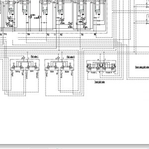 Yanmar Excavator ViO80 1A Hydraulic Diagram SHB11ENMA00100