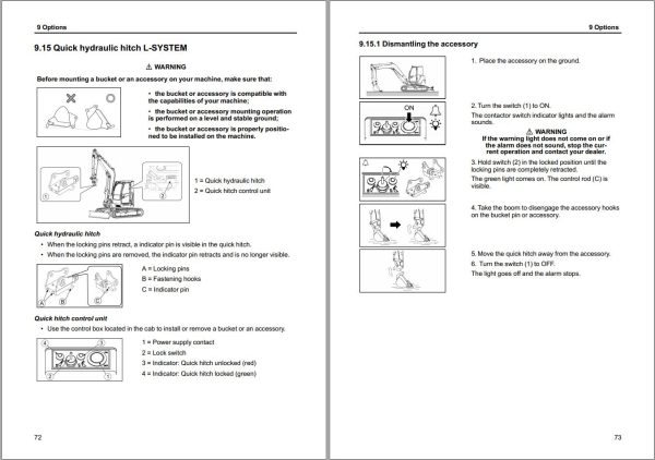 Yanmar Excavator ViO80 1A Operation Manual 1
