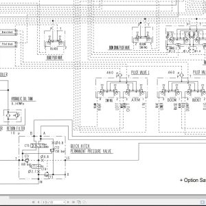 Yanmar Excavator ViO82 Hydraulic Diagram SHB36ENMA00101