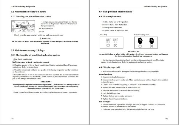 Yanmar Excavator ViO82 Operation Manual 1
