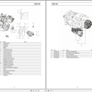 Ammann Exacavator Midi and Mini PDF Collection Spare Parts Catalog 2
