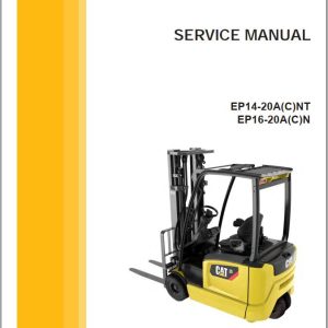 CAT Forklift EP14 20ACNT EP16 20ACN Service Manual Wiring Diagram
