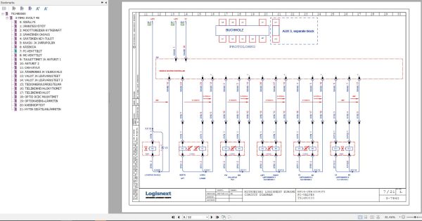 CAT Forklift EP14 20ACNT EP16 20ACN Service Manual Wiring Diagram 1