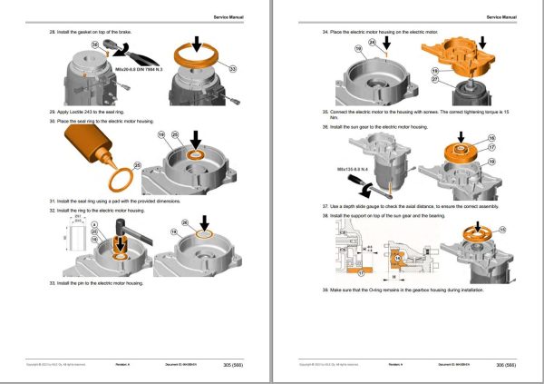 CAT Forklift EP14N2T EP16CN2T EP18CN2T EP20N2T Service Manual 664200 EN A RD2 1