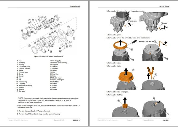 CAT Forklift EP14N2T EP16N2T EP18N2T EP20N2T Service Manual 1