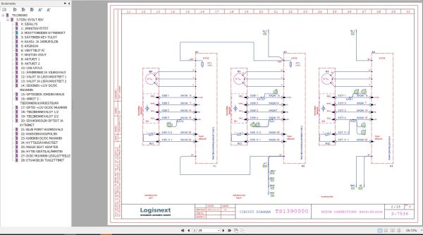 CAT Forklift EP25C EP25N EP30C EP30N EP35N Service Manual Wiring Diagram 1