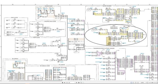 Caterpillar Track Type Tractor D10R Electrical Schematic RENR8195 01 1