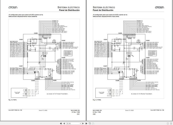 Crown Forklift FC4500 Service Manual ES EN 1