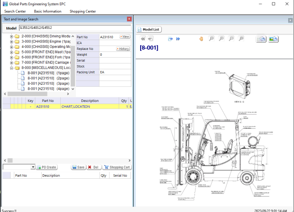 Doosan Forklift GPES 04.2019 Electronic Parts Catalog 8