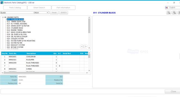 Doosan Infracore GPES 2020 Electronic Parts Catalog 6
