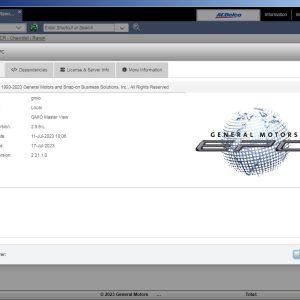 General GMIO EPC 08.2023 Spare Parts Catalog VMWare 1