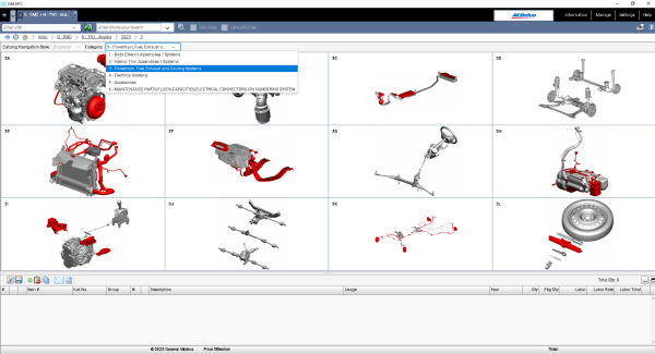 General GMIO EPC 08.2023 Spare Parts Catalog VMWare 3