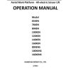 Hangcha Work Platform XEN Series Operation Manual 05.2023