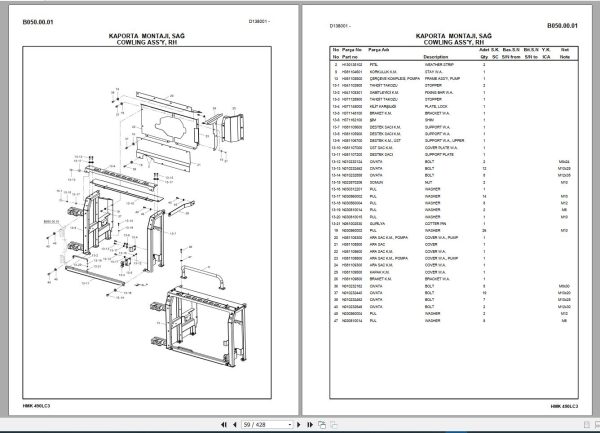 Hidromek Machinery 2021 PDF Spare Parts Catalogs 7
