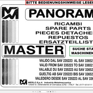 Merlo New Updated 2023 Parts Catalog 1.37 GB PDF Collection 2