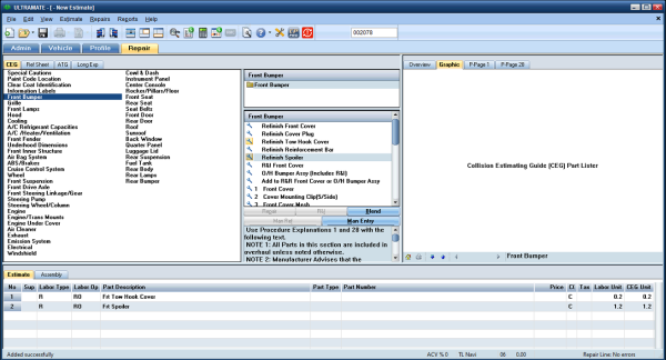 Mitchell UltraMate Estimating 06.2023 v7.1.242 Spare Parts Catalog 3
