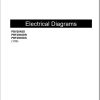 Mitsubishi Forklift PBV20N3D PBF20N3DR PBF20N3DS 1DS Electrical Diagrams