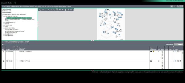 Mitsubishi Forklift Trucks MCFE Europe EPC 10.2022 Spare Parts Catalog DVD 6