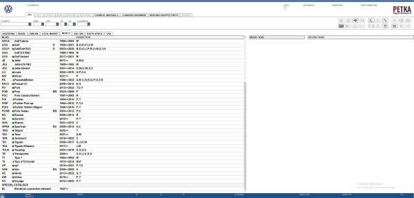 PETKA 8.3 Volkswagen 1519 09.2023 Spare Parts Catalog 10