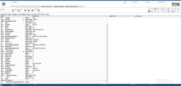 PETKA 8.3 Volkswagen 1519 09.2023 Spare Parts Catalog 14