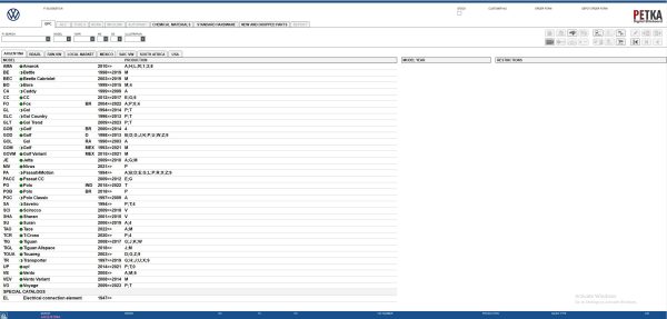 PETKA 8.3 Volkswagen 1519 09.2023 Spare Parts Catalog 2