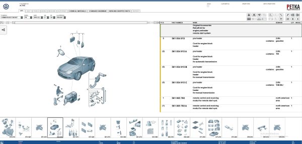PETKA 8.3 Volkswagen 1519 09.2023 Spare Parts Catalog 20