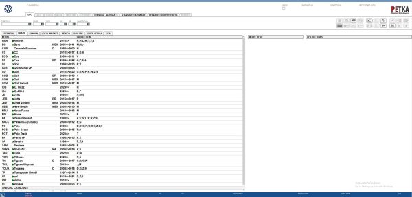 PETKA 8.3 Volkswagen 1519 09.2023 Spare Parts Catalog 3