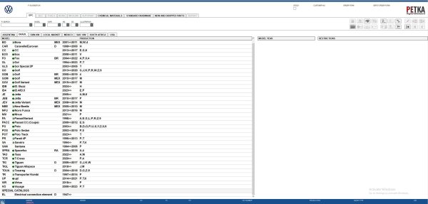 PETKA 8.3 Volkswagen 1519 09.2023 Spare Parts Catalog 4